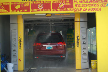 China Noiseless Tunnel Car Wash System Brush With Automatic Air Drying System supplier
